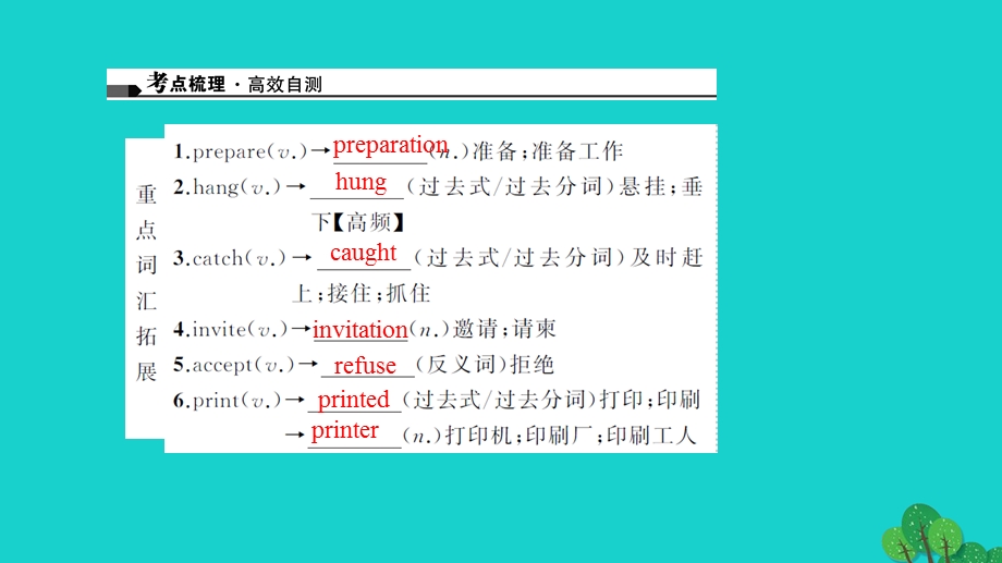 中考英语第一轮课本考点聚焦第9讲八上Units910课件下.pptx_第1页