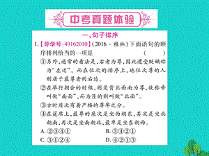 中考语文专题复习精讲专题四句子的排序与衔接课件语文版.pptx