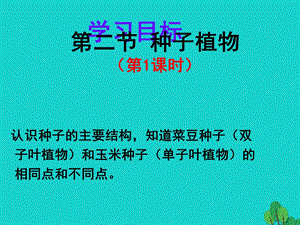 七年级生物上册第三单元12种子植物课件新版新人教版.pptx