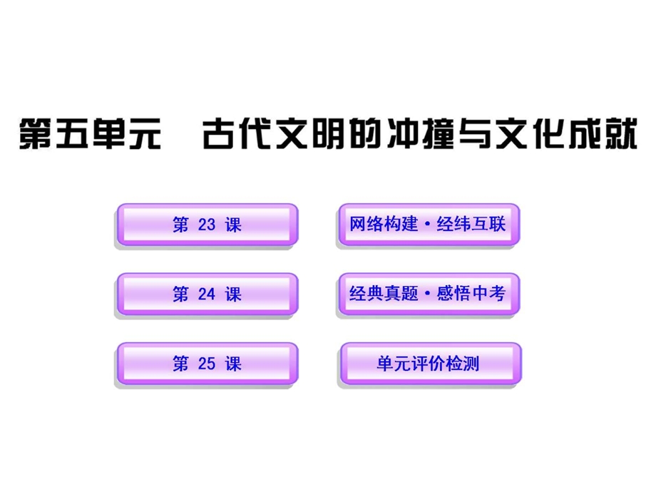 最新古代文明的冲撞与文化成就历史课件学习PPT..ppt_第1页