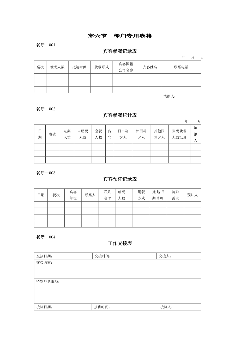 部门专用表格制度范本、doc格式.doc_第1页