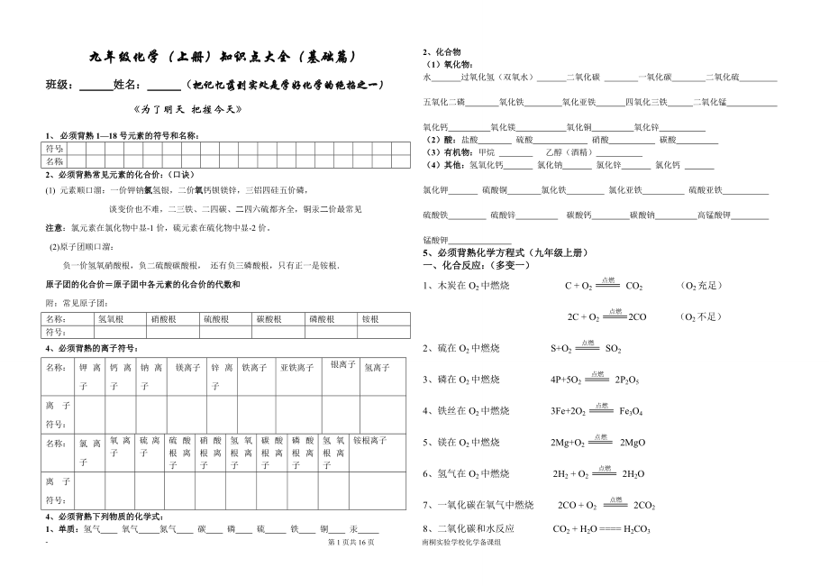 九年级化学(上册)知识点大全(基础篇).doc_第1页