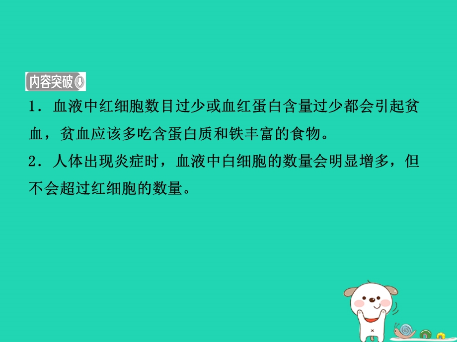 江西中考生物第1部分第四章人体内物质的运输复习课件.pptx_第3页