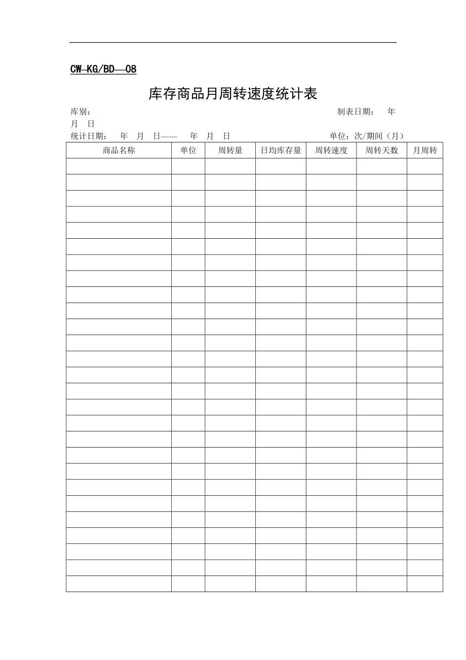 入库单表格模板、doc格式.doc_第2页