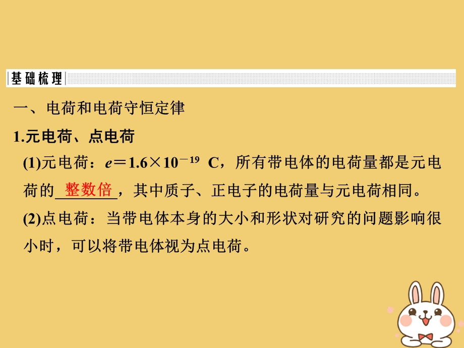 浙江专版高考物理大一轮复习第六章静电场第1课时电场的力的性质课件.pptx_第3页