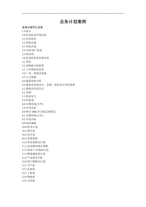 业务计划案例.doc