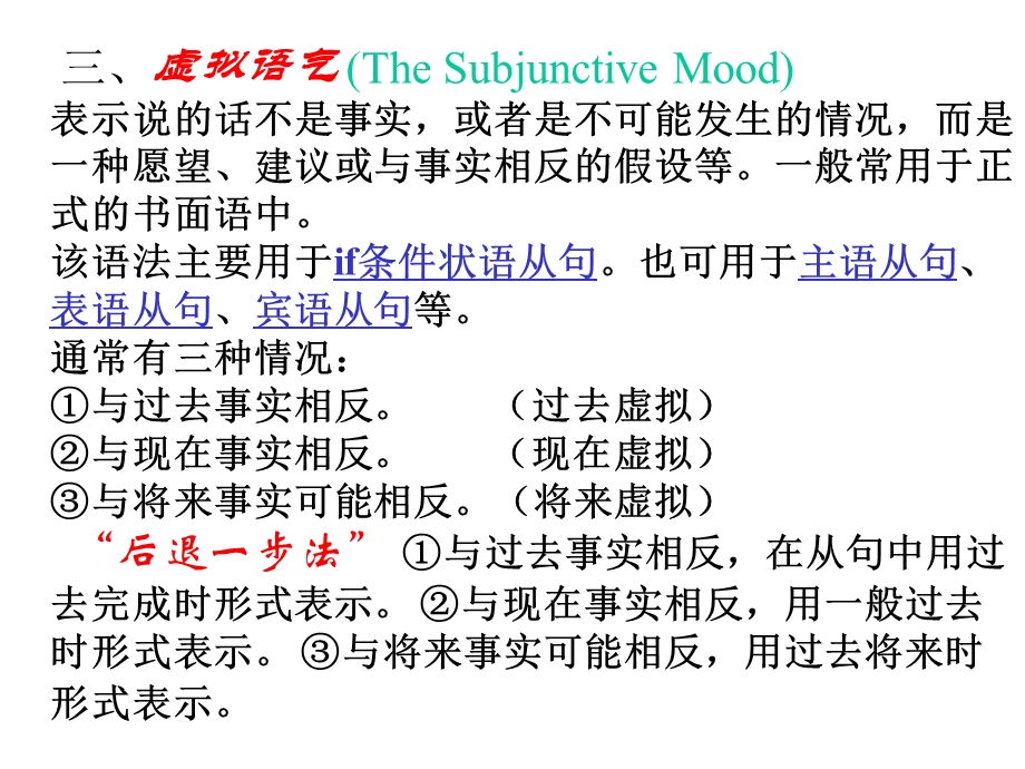 最新虚拟语气讲与练牛津英语高中专版..ppt_第3页