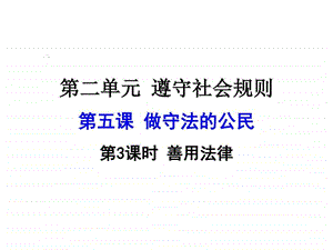 最新新部编版道德与法治八年级上册第五课 第..ppt