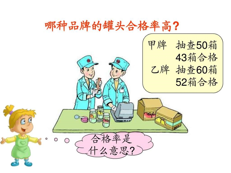 最新北师大版数学五年级下册合格率PPT课件..ppt_第3页