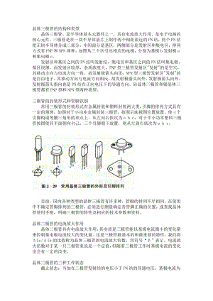 晶体三极管的结构和类型.doc