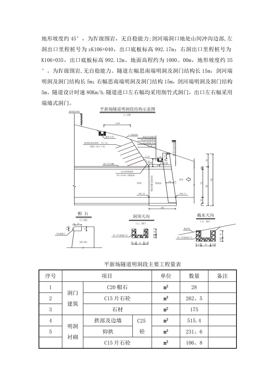 平新场隧道明洞段施工方案.doc_第2页