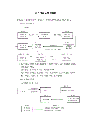 商户进退场办理程序.doc