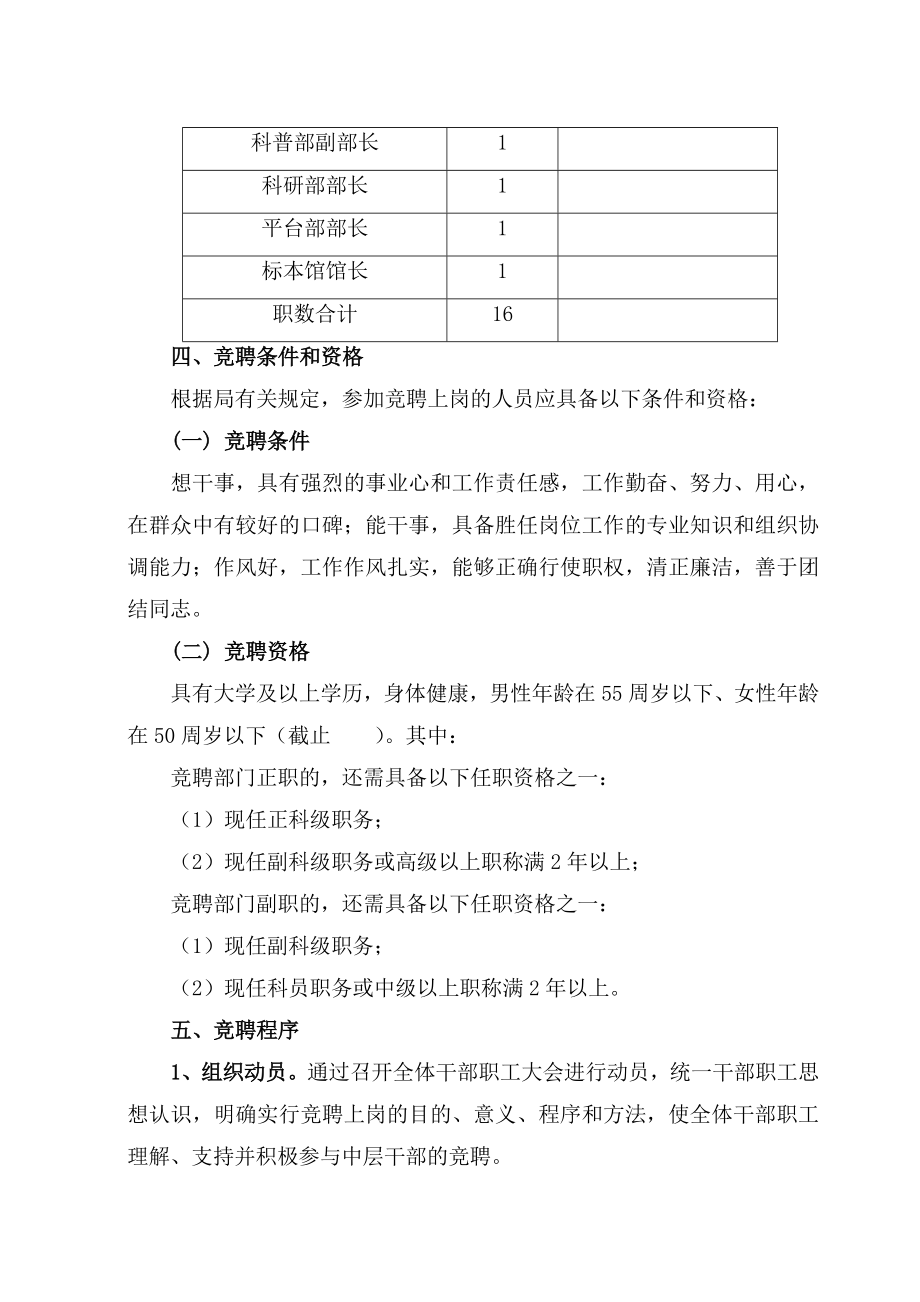 单位中层干部竞聘上岗方案.doc_第2页