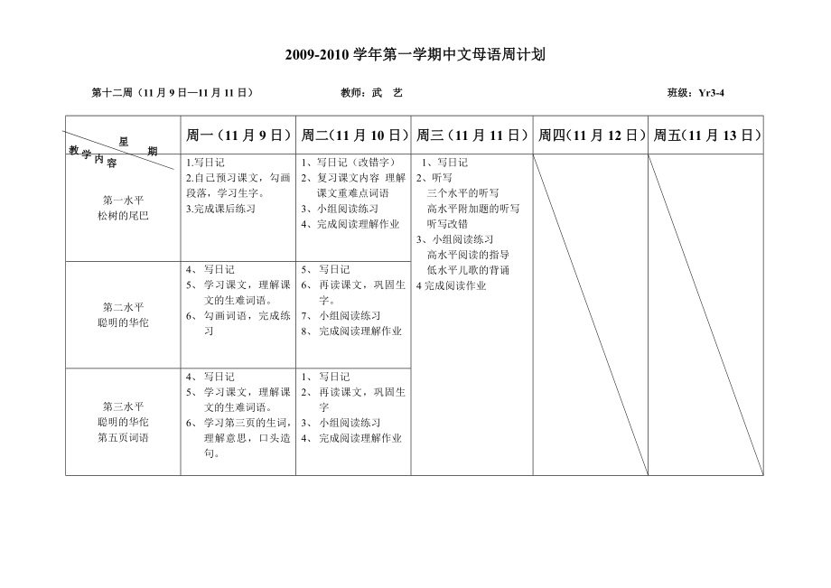 中文非母语IGCSE教学周计划.doc_第3页