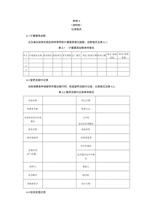 集贸市场诚信计量记录格式、诚信商户牌及失信商户牌、自我承诺书、评价指标及要求.docx