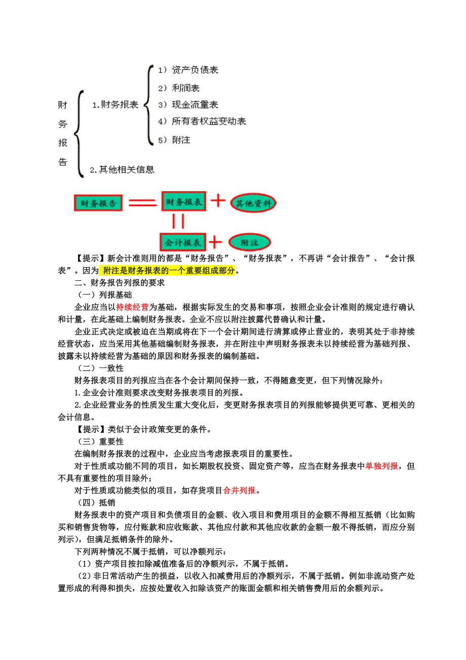 《中级会计实务》辅导第十九章财务报告完整版.doc_第2页