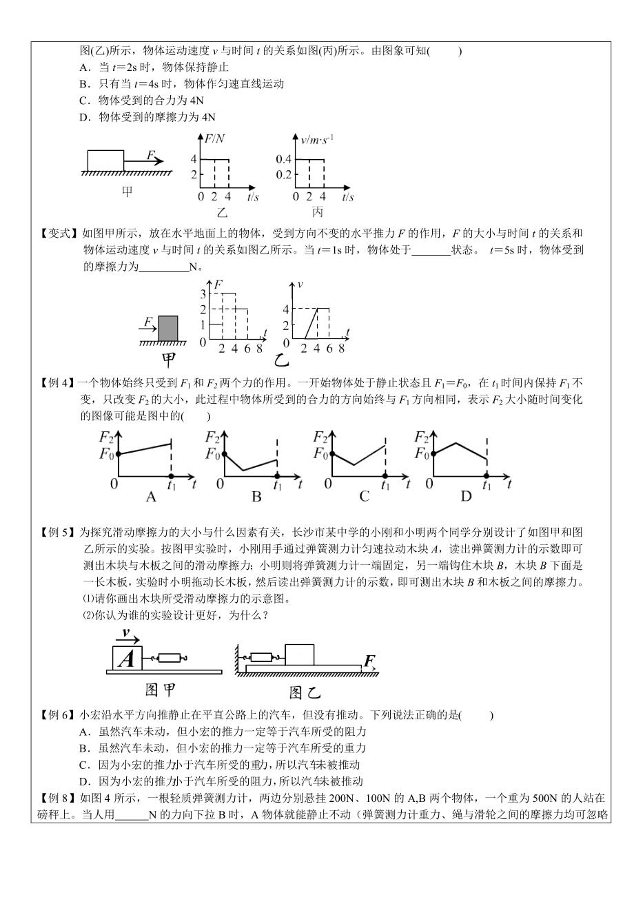 力和运动难题汇编.doc_第2页