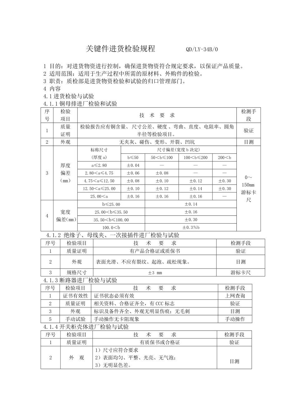 低压配电柜检验规程概要.doc_第3页