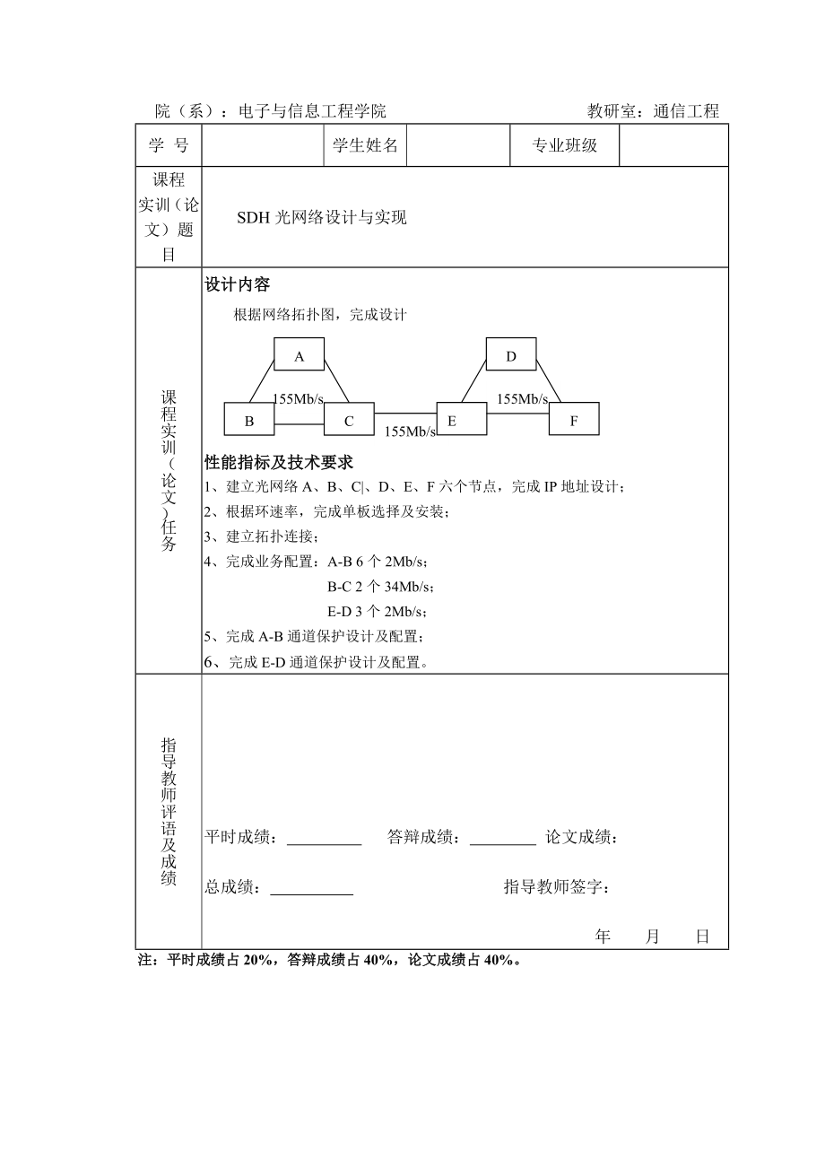 辽宁XX大学SDH光网络设计与实现3课件.doc_第2页