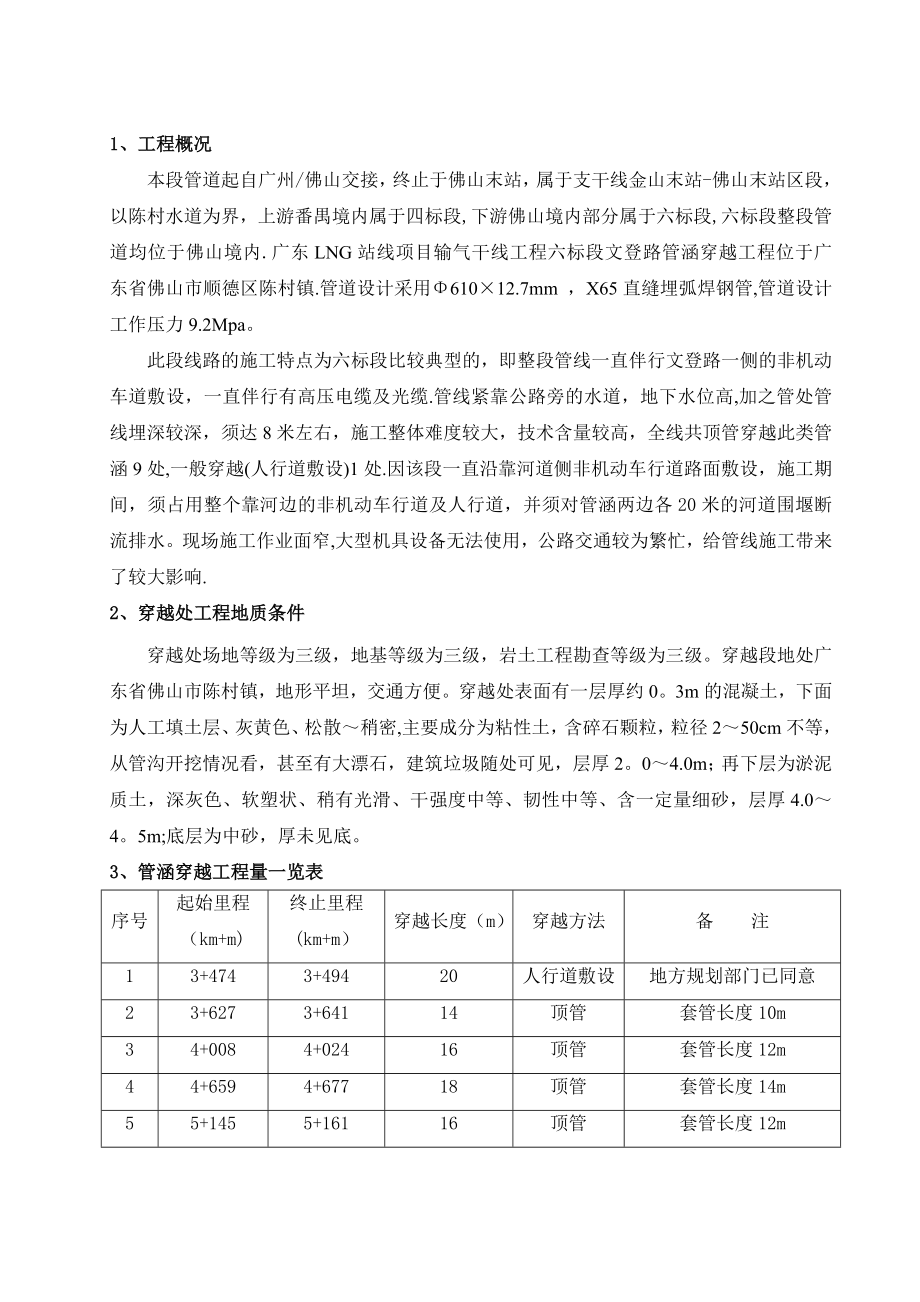 管涵穿越施工方案.doc_第1页