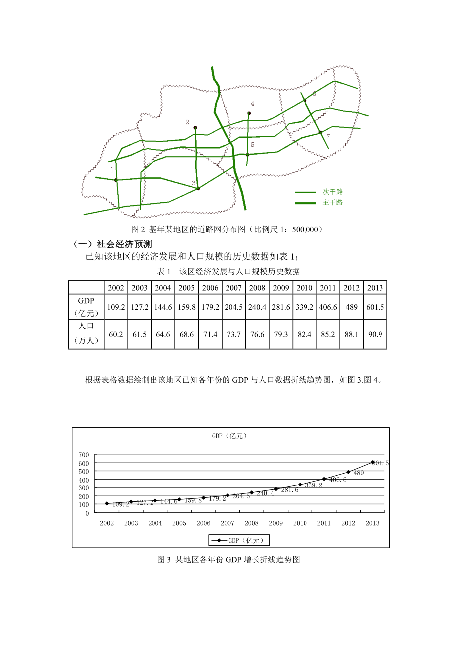 运输系统规划与设计课程设计报告材料.doc_第3页