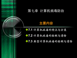 计算机病毒PPT.ppt