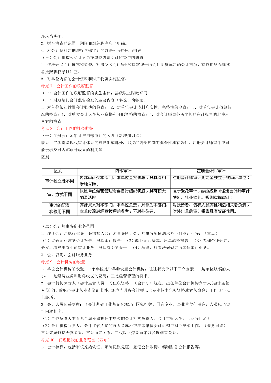 最新版本福建省《财经法规与会计职业道德》串讲班讲义.doc_第3页