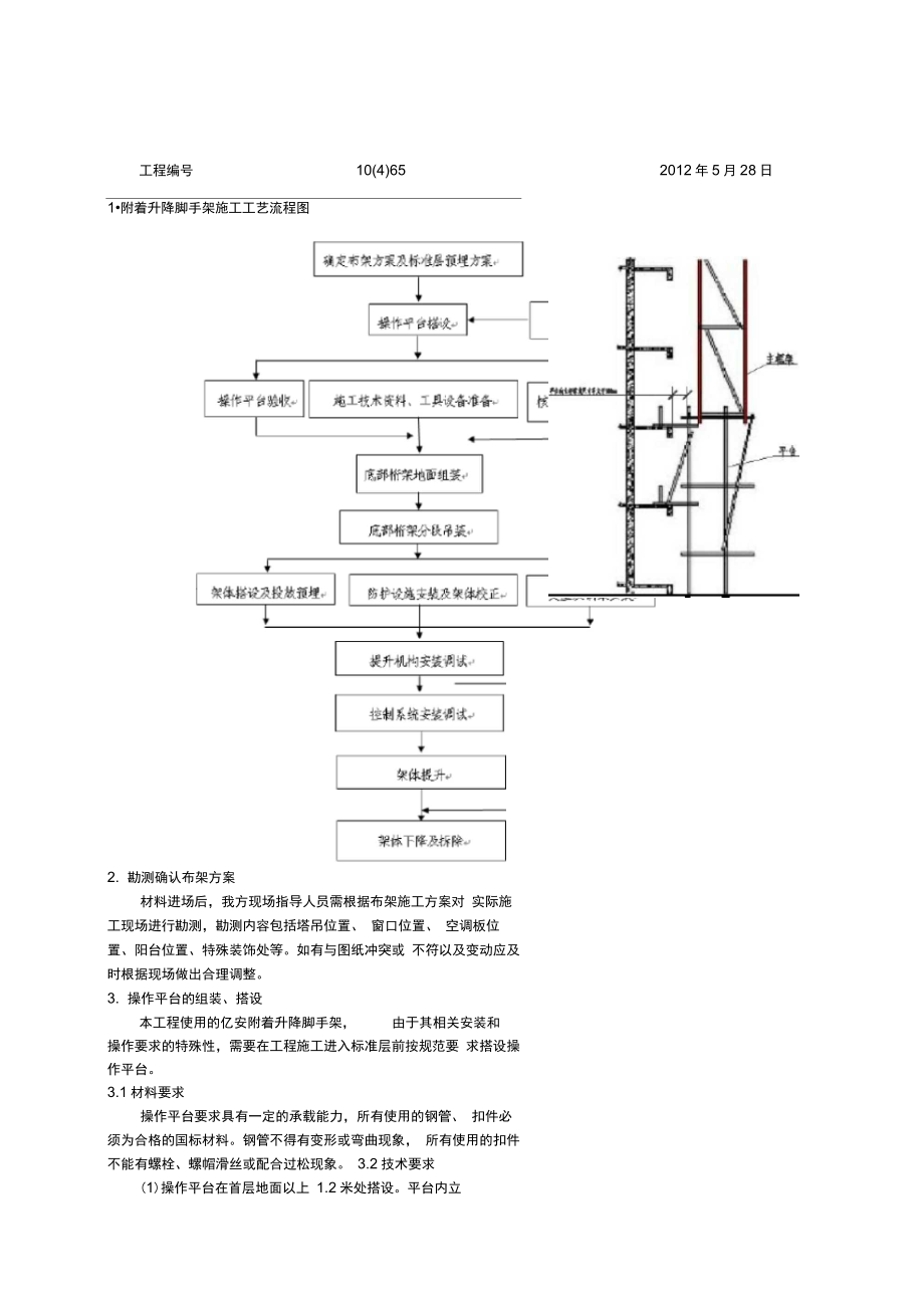 外爬升脚手架施工技术交底.docx_第1页