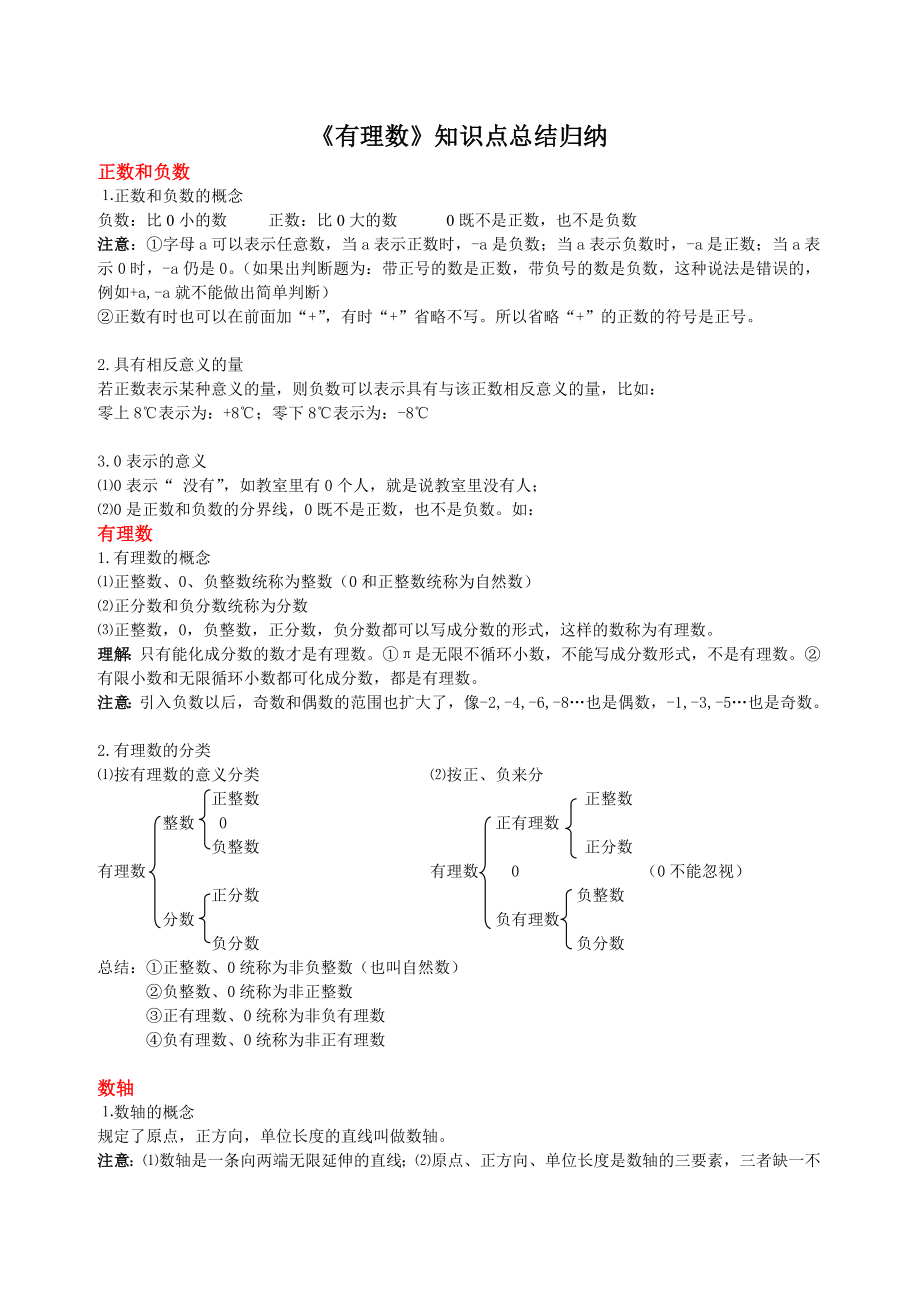 苏科版七年级上册数学知识点整理.doc_第1页