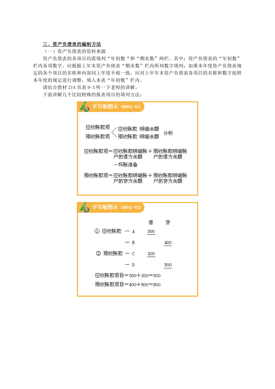 会计基础讲义 KJJCJY0901第九章 财务会计报告.doc_第3页