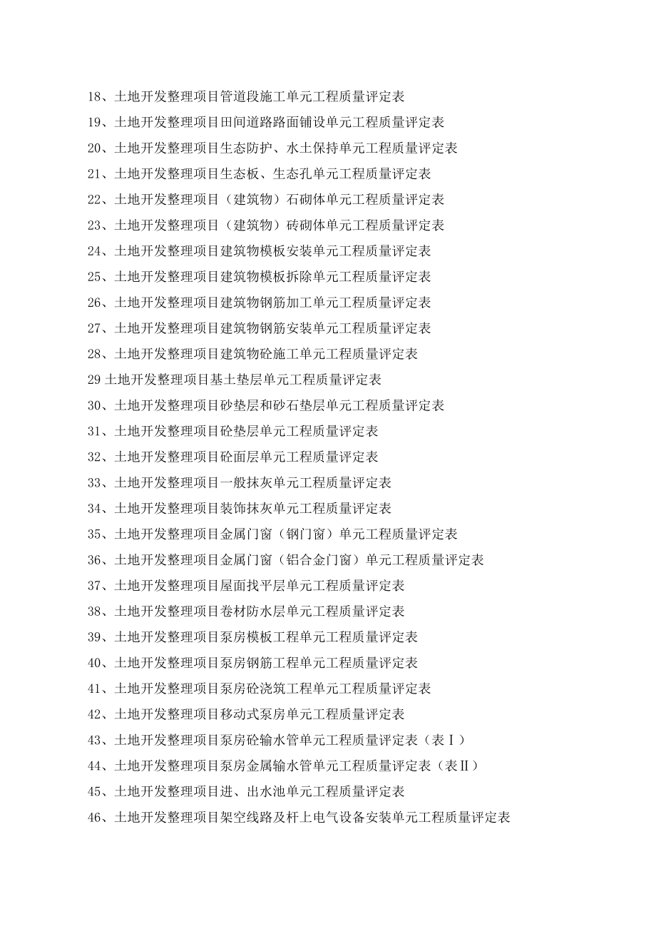 全套土地开发整理项目资料表格整理.doc_第3页