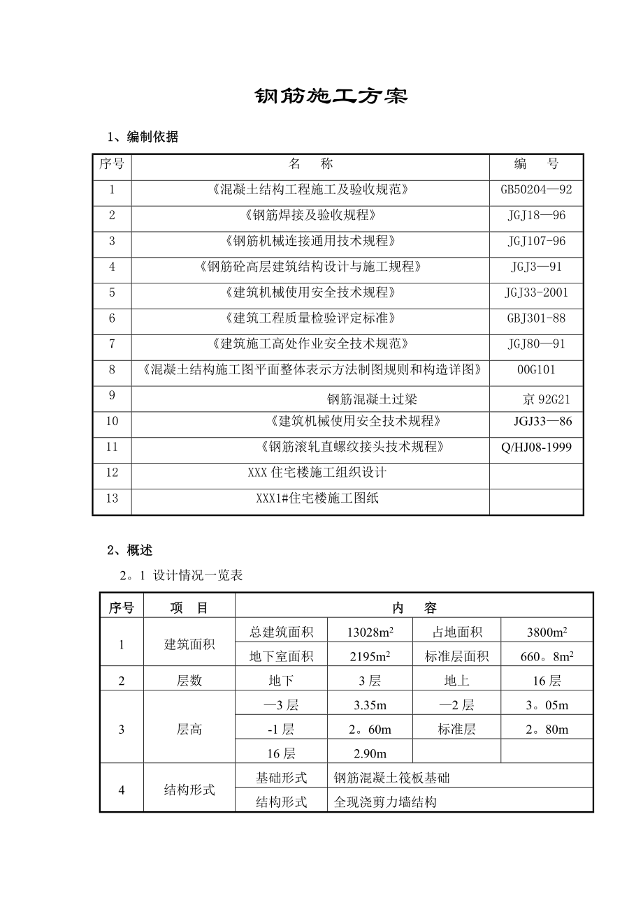 长城杯钢筋施工方案.doc_第1页