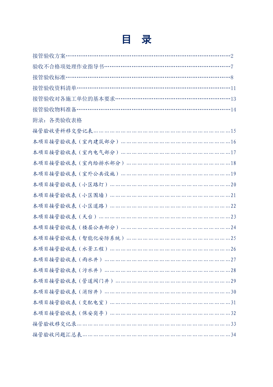 新楼宇物业管理项目承接验收方案最新参考借鉴范本.doc_第3页