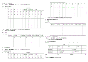 最新电大会计制度设计期末考试小抄（最新完整版小抄） .doc