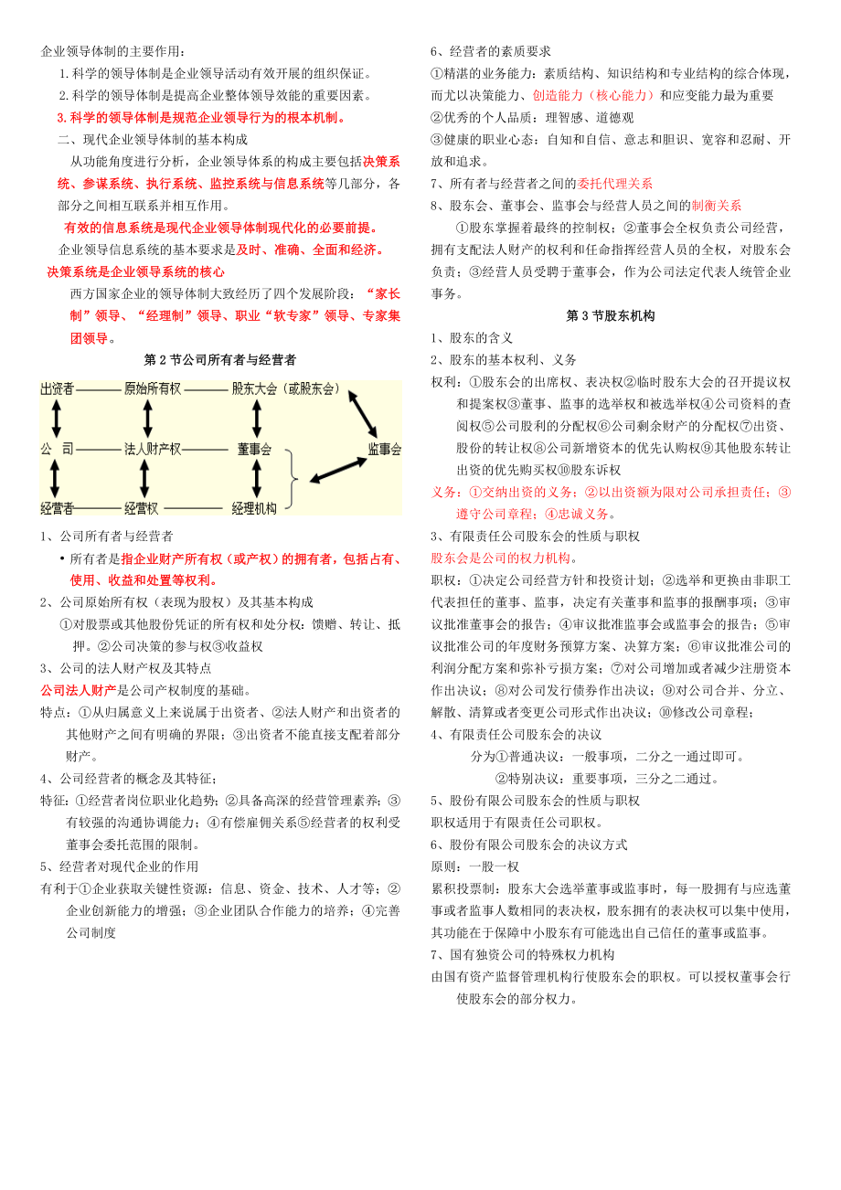 中级经济师考试(工商管理)必考知识要点.doc_第3页