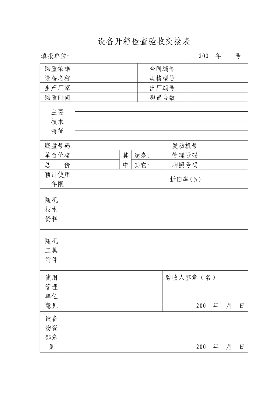 设备管理表单分析.doc_第1页