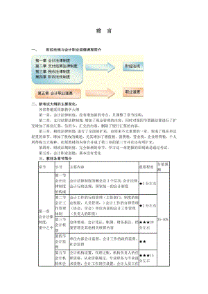 财经法规与会计职业道德 教案1.doc