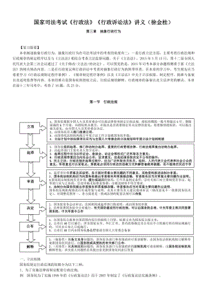 国家司法考试《行政法》《行政诉讼法》讲义(徐金桂).doc