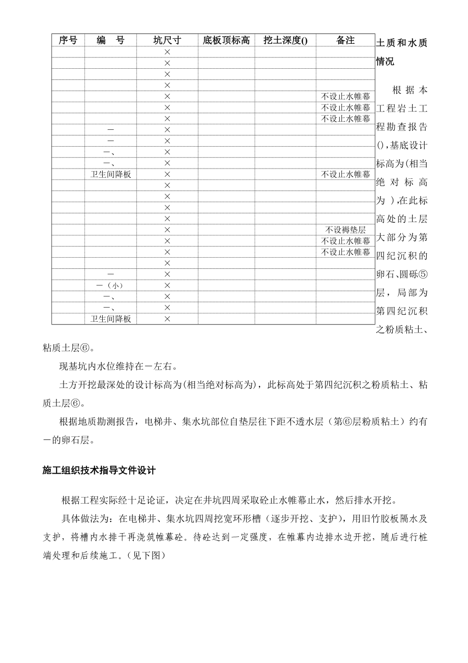 电梯井集水坑施工方案.doc_第3页