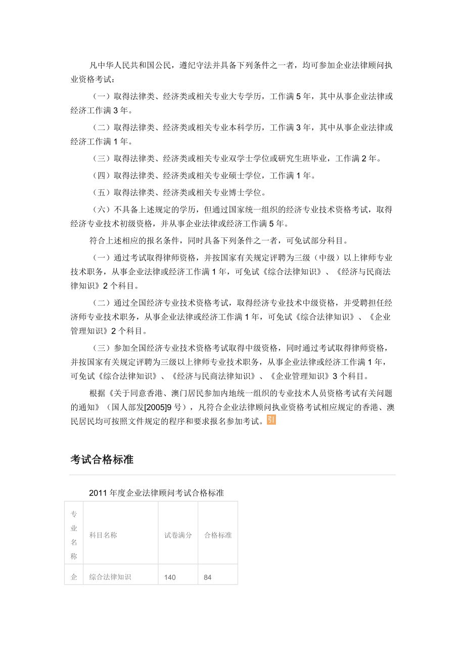 全国企业法律顾问执业资格考试.doc_第2页