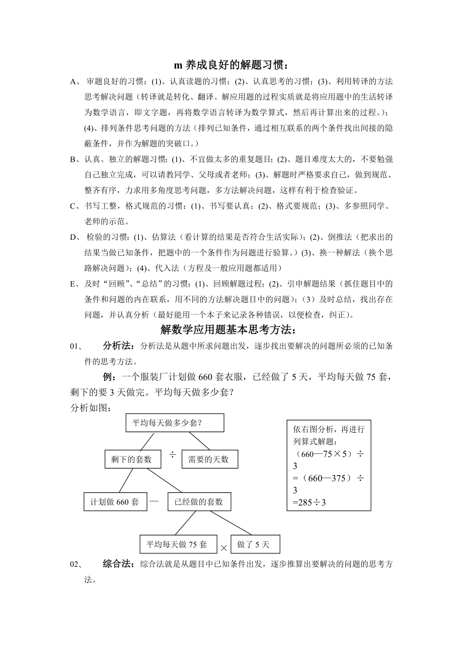 公务员考试数量关系题型方法总结.doc_第1页