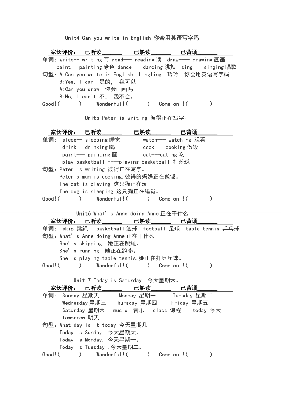 湘少版四年级英语下册各单元重点知识汇总.doc_第2页