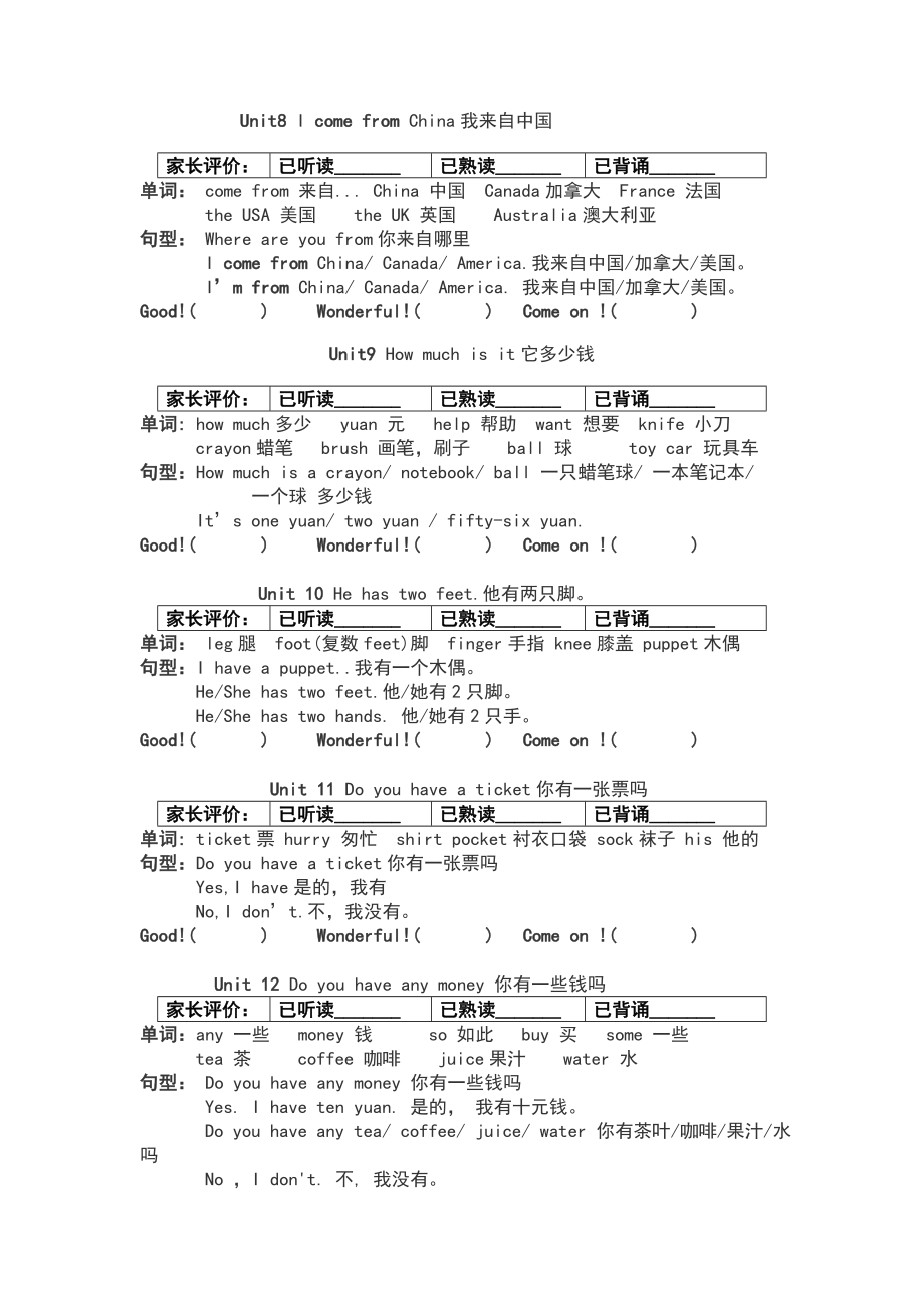 湘少版四年级英语下册各单元重点知识汇总.doc_第3页