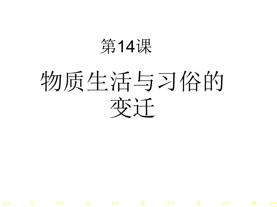 物质生活与习俗的变迁--常亮.ppt_第1页