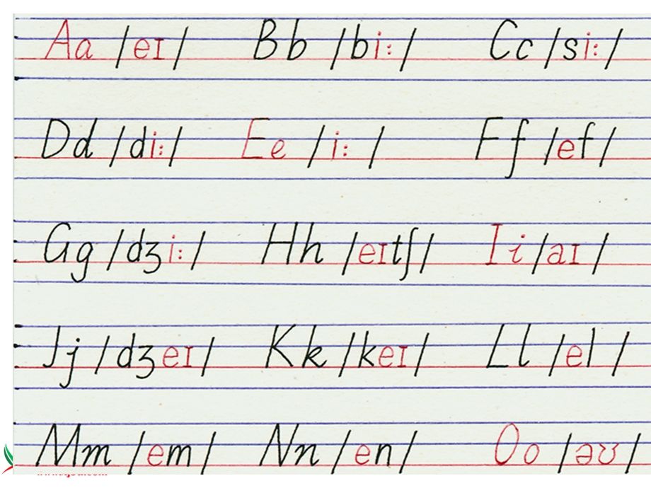 (人教PEP)七年级英语上册课件-字母书写教学课件-1.ppt_第3页