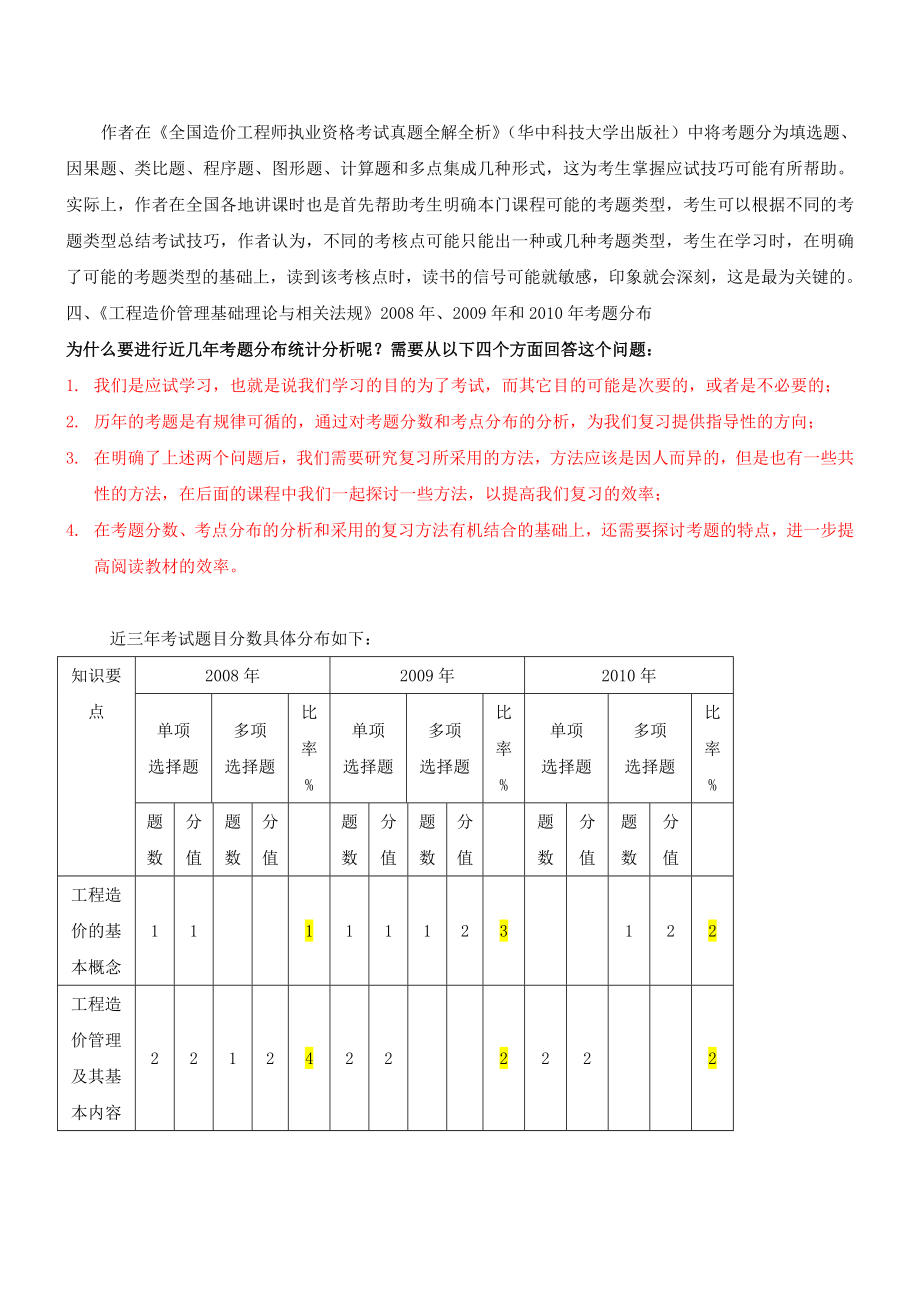 全国造价工程师执业资格考试《工程造价管理基础理论与相关法规》讲义（一）.doc_第2页