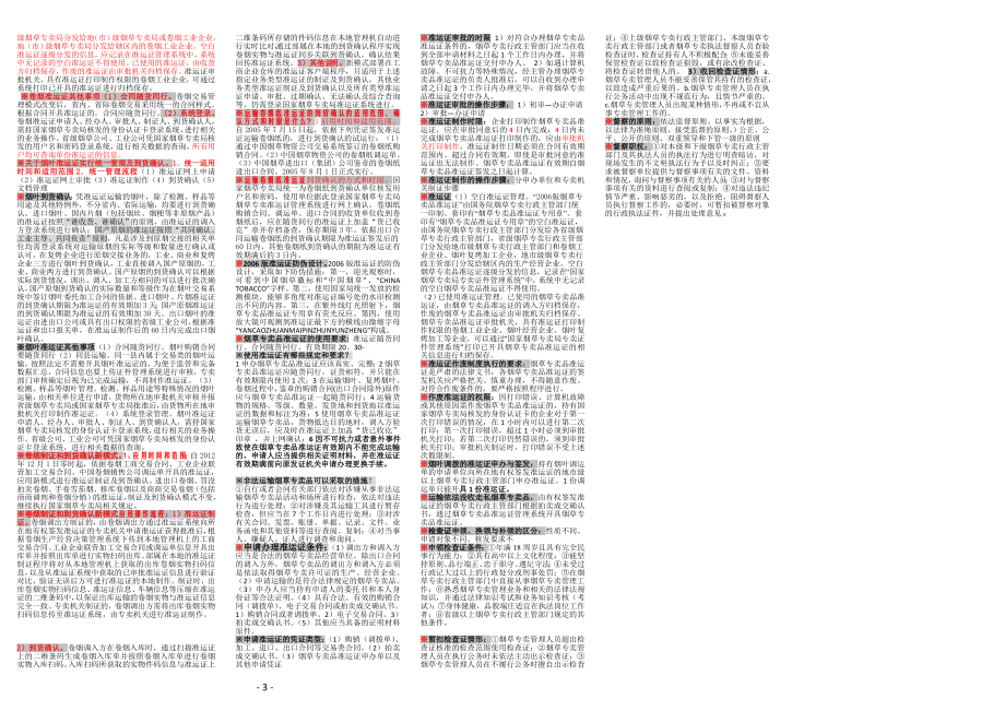 烟草专卖师二级证件管理知识要点.docx_第3页