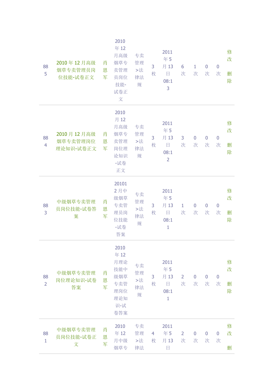 烟草专卖管理员、卷烟营销员考试资料大全.doc_第3页