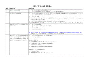 进口产品注册需要提交的资料（第十六版） .doc