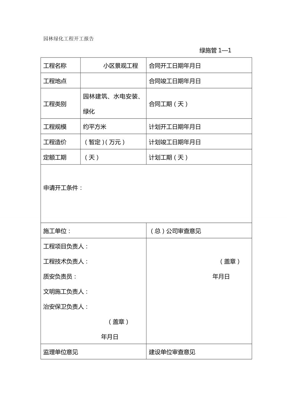 (园林工程)园林绿化施工资料表格(全套.doc_第2页